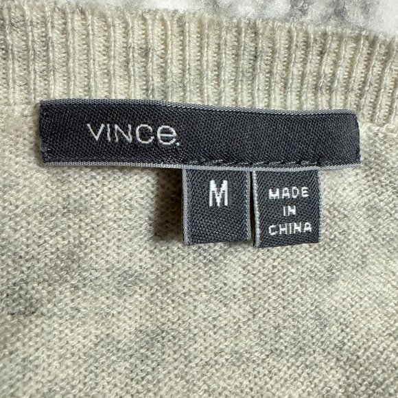 VINCE Ombre Cashmere Blend Dip Dye Sweater M - Picture 5 of 7